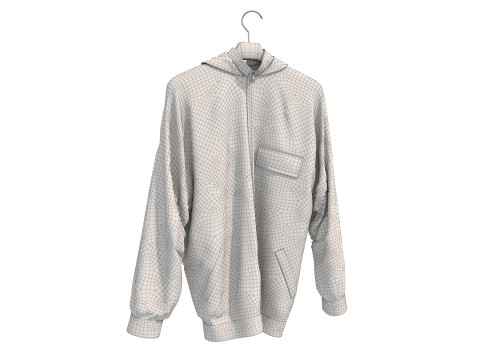 Пальто на вішалці 9 3D Модель