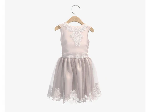Children Clothing on Hanger 5 3D Model