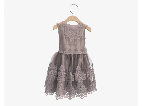 Children Clothing on Hanger 5 3D Model