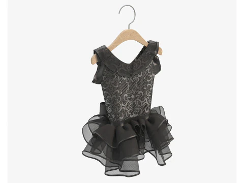 Children Clothing on Hanger 5 3D Model