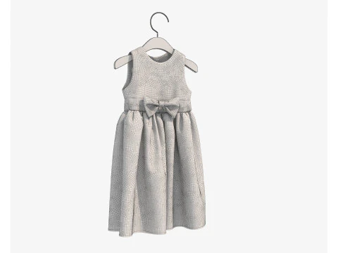 Children Clothing on Hanger 5 3D Model