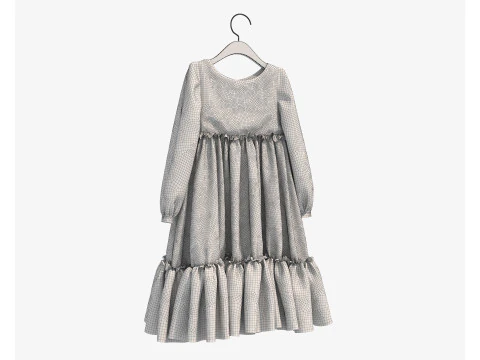 Children Clothing on Hanger 5 3D Model