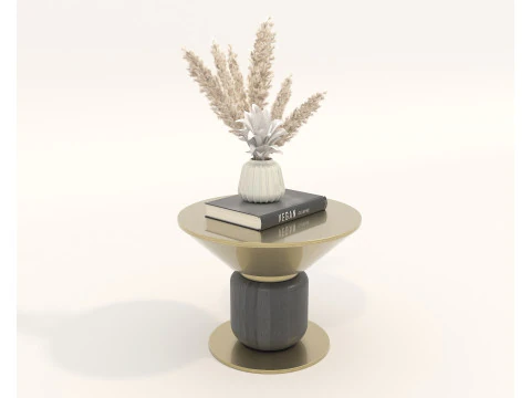 Set tavolino e poltrona moderni 79 Modello 3D