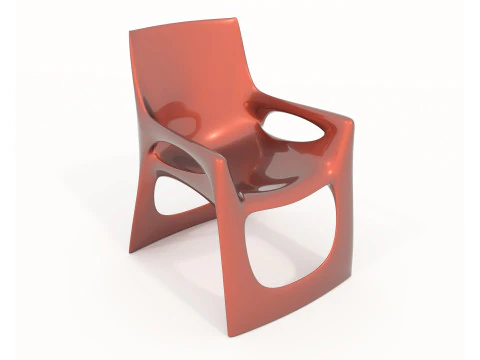 Modern Dining Table and Chairs 42 3D Model