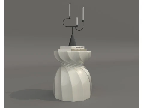 Set tavolino e poltrona moderni 80 Modello 3D