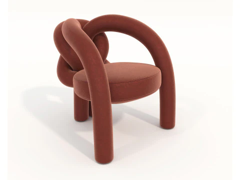 Set tavolino e poltrona moderni 81 Modello 3D