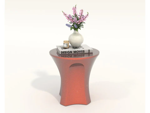 Set tavolino e poltrona moderni 81 Modello 3D