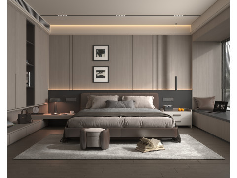 Cena Moderna Do Quarto 52 Modelo 3D