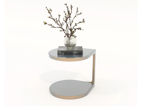 Set tavolino e poltrona moderni 82 Modello 3D