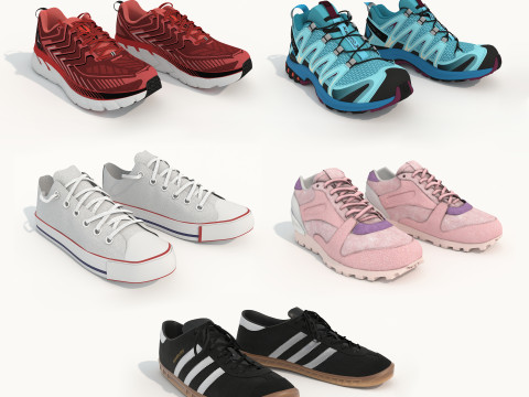 Colecci&oacute;n de zapatos 27 Modelo 3D