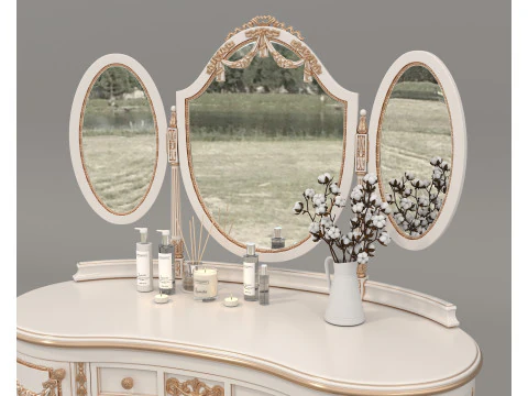 Toeletta classica in stile europeo 33 Modello 3D