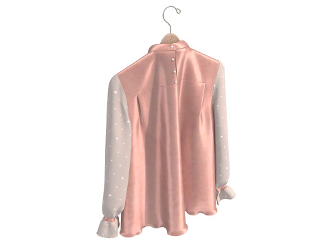 Clothing on Hanger 17 3D Model