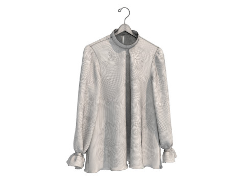 Clothing on Hanger 17 3D Model