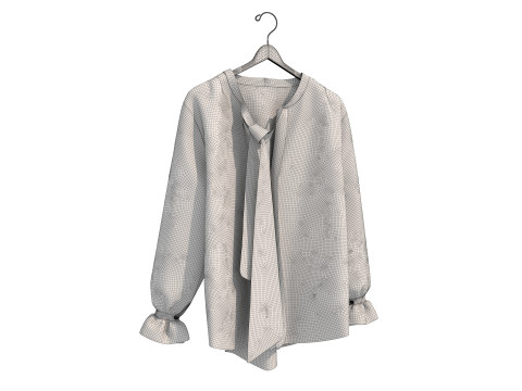 Clothing on Hanger 17 3D Model