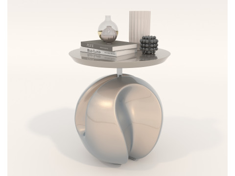 Ensemble table basse et fauteuil moderne 83 Modèle 3D