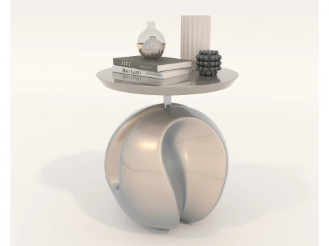 Set tavolino e poltrona moderni 83 Modello 3D