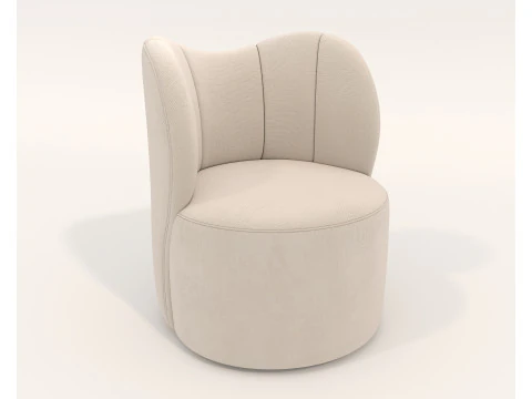 Set tavolino e poltrona moderni 83 Modello 3D