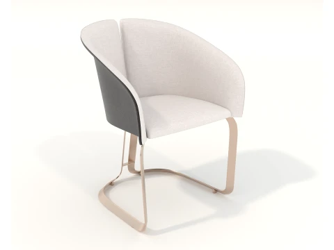 Sophisticated Modern Dining set 3D Model