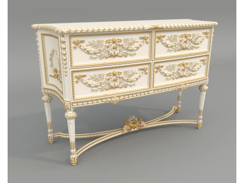 Classic Royal Sideboard 3 3D 모델