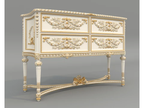 Classic Royal Sideboard 3 3D Model