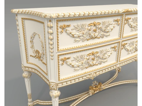Classic Royal Sideboard 3 3D Model