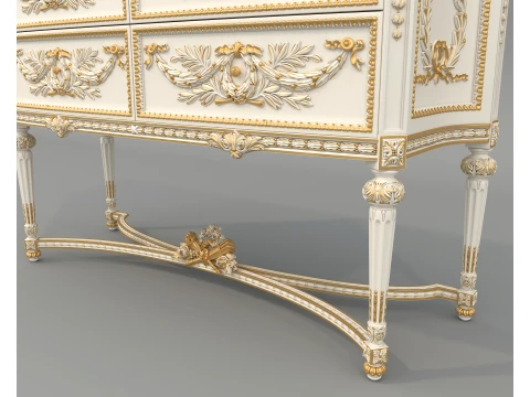 Classic Royal Sideboard 3 3D Model