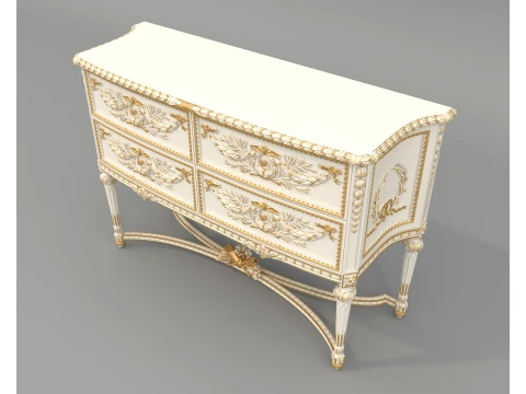 Classic Royal Sideboard 3 3D Model