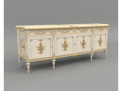 Classic Royal Sideboard 4 3D Model