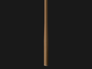 old badminton racket 3D 모델