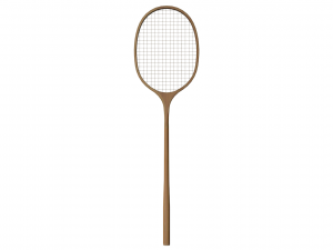 old badminton racket Modèle 3D