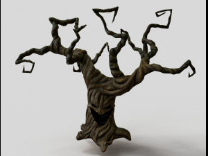 creepy tree Modèle 3D