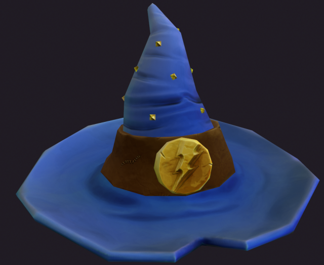 wizzard hat Model 3D .c4d .max .obj .3ds .fbx .stl .blend 