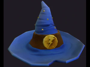 巫师帽 3D 模型