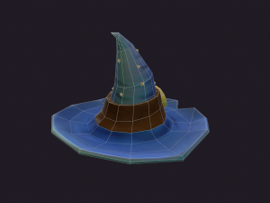wizzard hat Model 3D