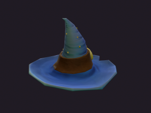 wizzard hat Model 3D