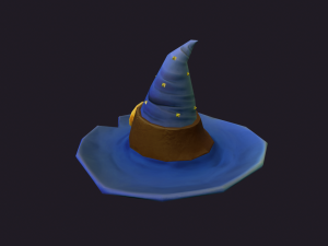 wizzard hat Model 3D