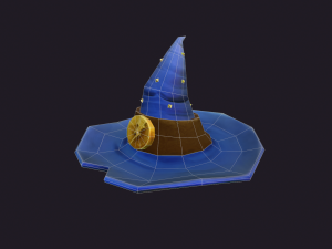 wizzard hat Model 3D