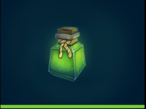 poison potion - low poly 3D Model