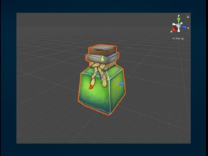 poison potion - low poly 3D Модель