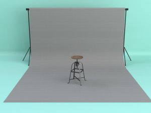 photo studio backdrop 3D 모델