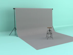 photo studio backdrop 3D Model