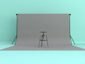 photo studio backdrop 3D Model
