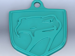 keychain viper 01 3D Print Model