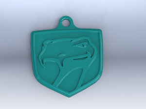 keychain viper 01 3D Print Model