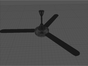ceiling fan c4d fbx 3ds stl 3D Model