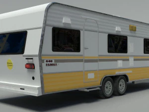 caravan trailer 3D Model