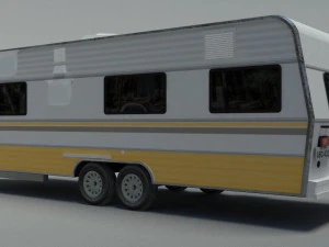 caravan trailer 3D Model