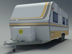 caravan trailer 3D Model