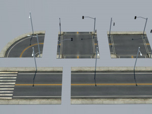 road pack 3D-Modell