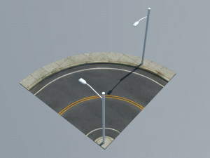 road pack Modello 3D